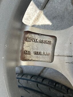 Sada ALU kol 6,5Jx15 ET 38 195/65/15 91 H - 4