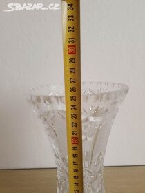 Váza z broušeného skla velká - 4
