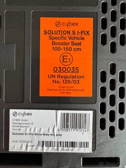 Autosedačka Cybex Solution S I-FIX grey - 4