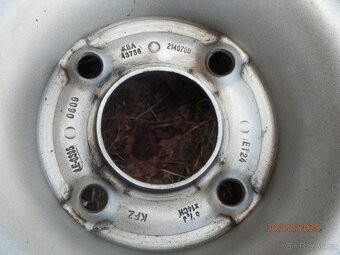 4xPlechové disky na CITROEN SAXO,PEUGEOT 14tky ET 24 - 4