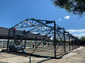 OCELOVÁ KONSTRUKCE HALY - MONTOVANÁ HALA 12x60x6m - 4