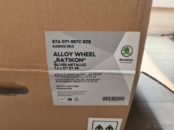 NOVÉ Alu RATIKON 7,0J x 17" ET 45 Karoq Octavia ad - 4