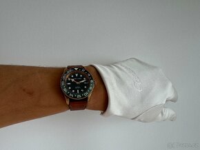 Hodinky MS Olive green GMT Bronze diver - 4