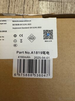 Baterie Nohon A1819 pro Apple Macbook Pro 13" 2016 2017 - 4