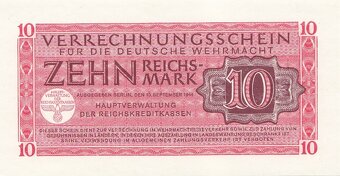 50 ks balíček Wehrmacht 10 Reichsmark 1944,UNC - 4