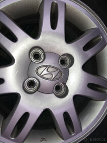 Litá kola Hyundai 14" + letní pneu Barum brillantis 175/65 - 4