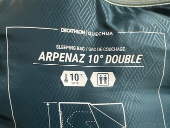 Kempingový spací pytel Arpenaz 10° Double pro 2 osoby - 4