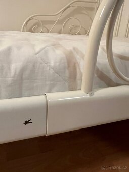 Bílá dětská postel IKEA Minnen (+ matrace a rošt) - 4