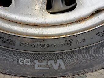 2x IDENTICKA ZIMNI SADA KOMPLET KOL 16" ORIGINAL SKODA - 4