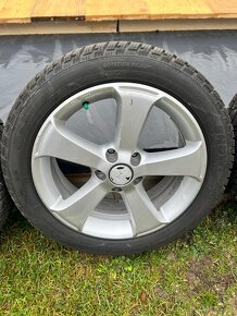Prodám 4 ks VW ALU kola + nové zimní pneu 205/50 R17 - 4