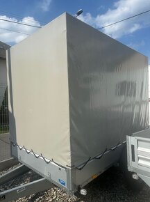 Přívěs valník STL 15-25-15.1 s konstrukcí a plachtou 150cm - 4