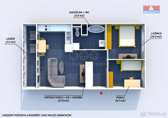 Prodej bytu 3+kk + L, 63 m², Praha, ul. Veltruská - 4