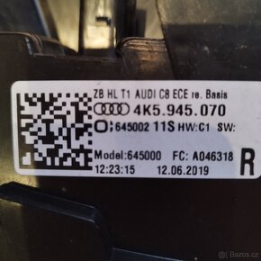 Audi a6 c8 predni a zadni svetlomety - 4