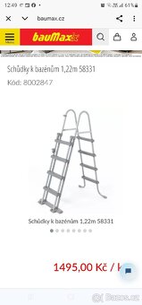 Schůdky nadzemní bazén - 4