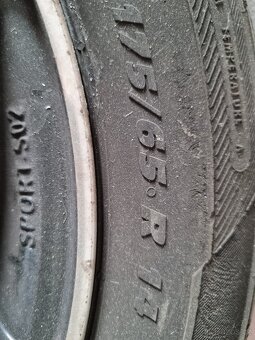 Opel Astra - Hliníková kola 14" s pneumatikami Matador - 4