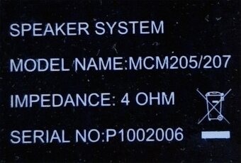 Subwoofer GHT-S200 + 2x Repro Philips - 4