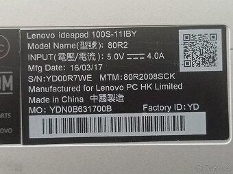 Notebook Lenovo Ideapad 100s-11BY - 4