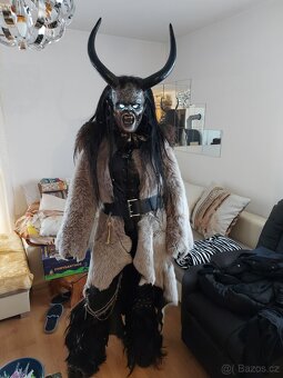 Krampus maska + kozich - 4