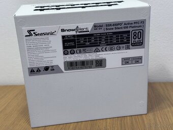 Seasonic PRIME SnowSilent 650W Platinum SSR-650PD(2) White - 4