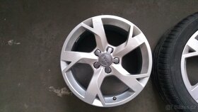 alukola orig Audi 17"+letní gumy Bridg.+Pirelli - 4
