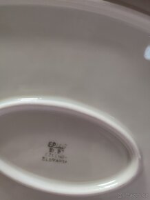 Epiag starožitný porcelánový tác květiny - 4