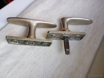 Starožitné kování okna mosaz činžák 1930 - 4