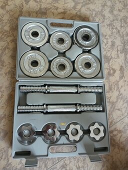 sada cinek 15 kg pochromovane - 4
