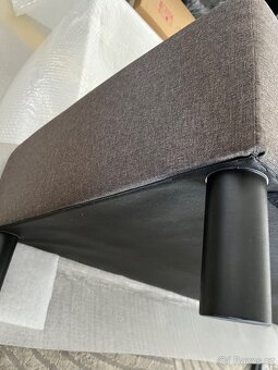 Prodám novou boxspring postel 140 x 200 cm - 4