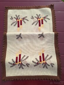 VÁNOČNÍ DEČKA NA STŮL vel. 98cm/38cm - 4