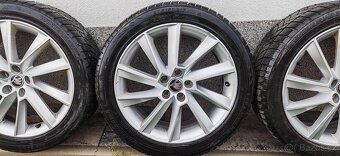 ALU kola STRATOS ŠKODA + zimní pneu 205/50 R17 - 4