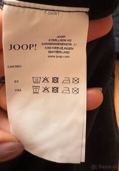 JOOP – pánské modré tričko s potiskem na zádech (vel. XL) - 4