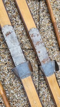 Staré dřevěné lyže Sulov - 4