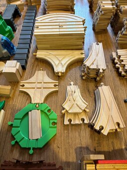 👑 MEGA SET Dřevěné vláčkodráhy – Přes 300 dílů 🚁 - 4