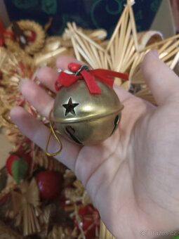 Slaměná dekorace sada - 4