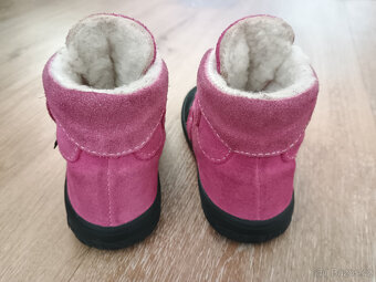 Barefoot dětské zimní boty Jonap - Jerry růžové Slim vel. 24 - 4