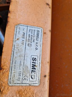 Sněhová radlice pluh Simed Pms 170 (šířka 200cm). - 4
