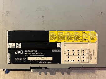 1DIN rádio JVC - 4