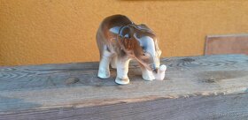 A28 Stará porcelánová soška slůněte slon DUX - 4