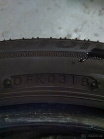 4x letní pneu Bridgestone 185/55 R16. - 4