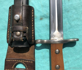 Švýcarský nožový bodák M1918 na pušku Schmidt-Rubin - 4