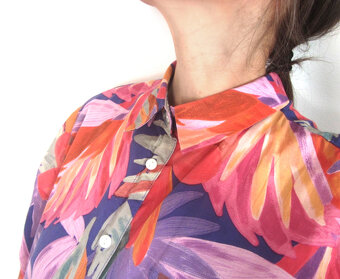 Tropické letní košilové šaty - 4