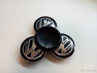 Středové krytky Vw, 65x56mm, logo struktura - 4