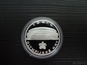 Stříbrná medaile - mince Olympijské hry Tokio - rok 2021 - 4