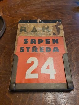 Starý kalendář Rako - 4