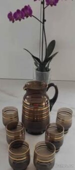 Skleněný džbánek 1,5L a 6 skleniček, - 4