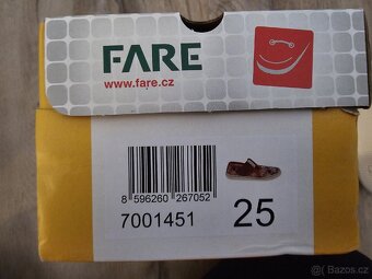 Dětské barefoot bačkůrky Fare, vel. 25 - v záruce - 4