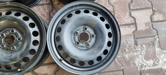 Plechové disky VW Polo 5x100 5,5x15 ET40 Škoda Fabia 4 IV - 4