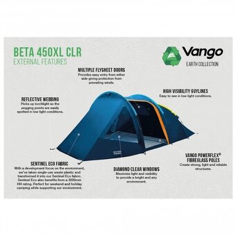 RODINNÝ STAN - Vango Beta 450XL - NOVÝ - 4