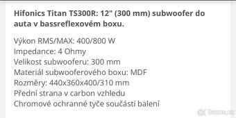 Subwoofer + zesilovac - 4