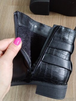 Nové nadkotníkové dámské boty SDS vel 39 - 4
